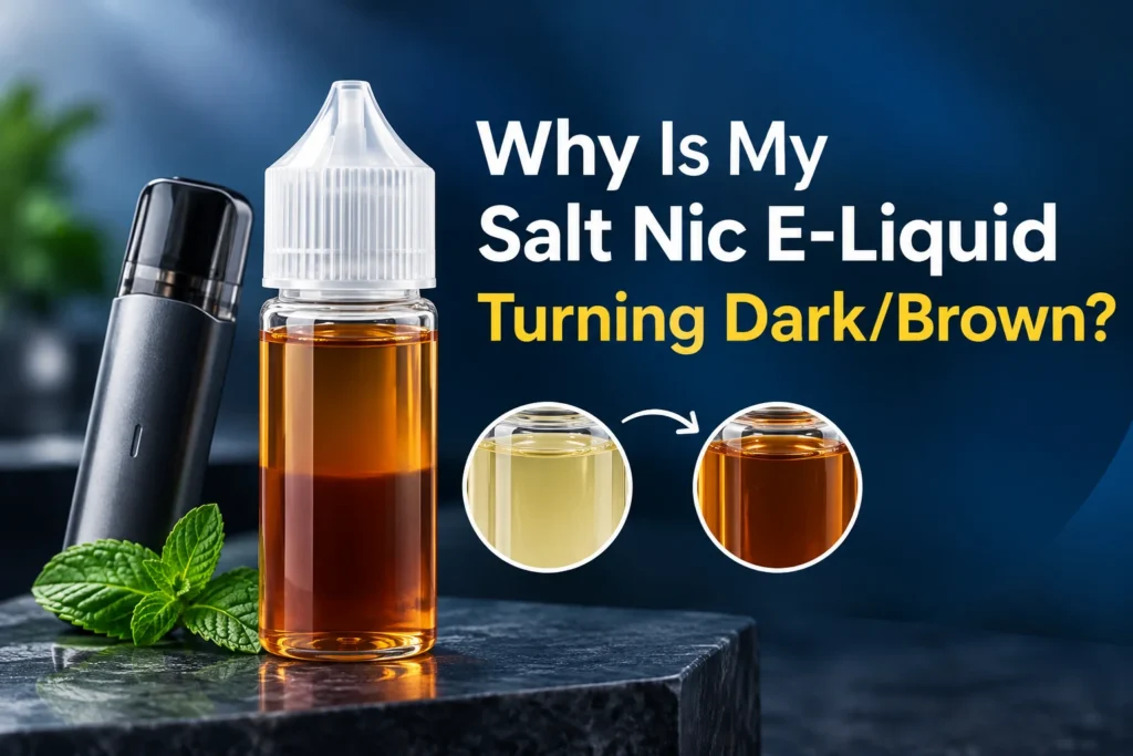 Why Is My Salt Nic E-Liquid Turning DarkBrown